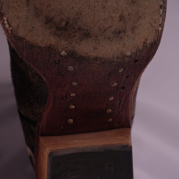 Circle G Women’s Western Boots Size 7 Brown Embroidered Square Toe - Picture 13 of 15